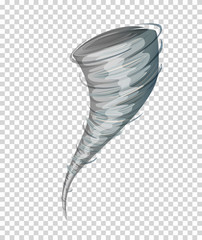 Tornado wind isolated vector