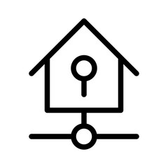 Home Automation Kit Smarthome Lock Key Technology Devices Equipment Automation Big Data vector icon