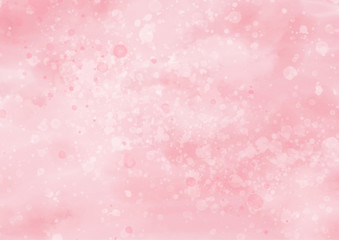 ピンクの雲背景：ペイント