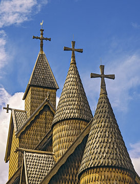 Heddal stave church is a stave church located at Heddal in Notodden municipality, Norway. It was constructed at the beginning go the 13th century