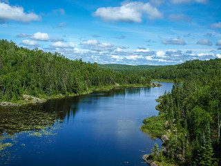 Fototapeta na wymiar River in Algoma Summer, ON, Canada