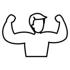 muscle man design