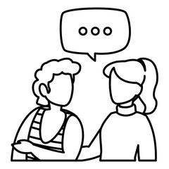 Obraz premium Speech bubble design