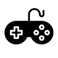 Gamepad Wire Computer Hardware Digital Device Electronics vector icon