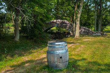 Vineyards and kegs