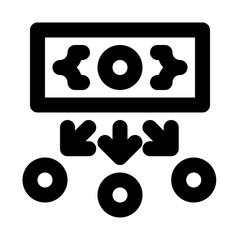 Installment Finance Charge Excange Money vector icon