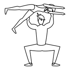 dancer man and woman