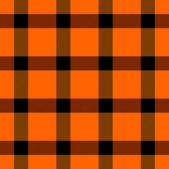 Halloween Tartan plaid. Scottish cage background