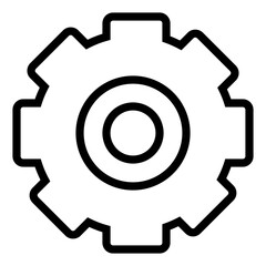 Gear Mechanican Car Repair Garage Car Workshop vector icon