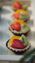 fruity cake stock photo