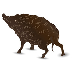 亥　動物　年賀状　アイコン