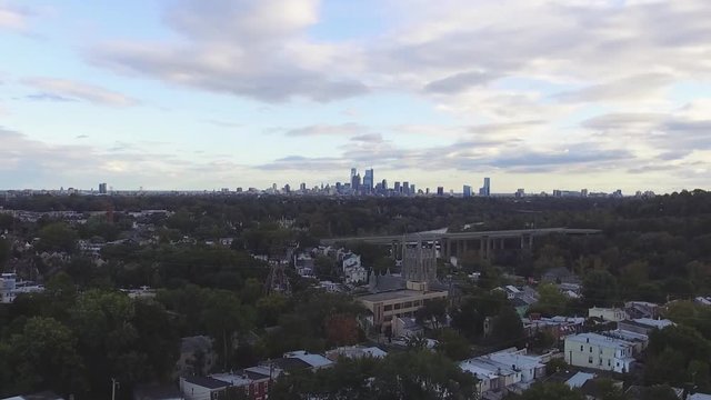 Philadelphia Skyline from East Falls