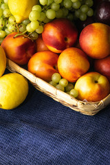 fresh fruit in a basket