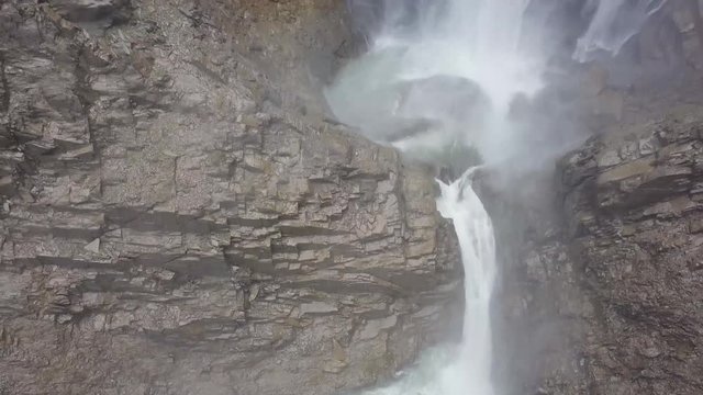 Aerial view of the Pochtenfall.