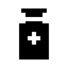 Jar 2 Medicine Hospital Doctor Medical vector icon