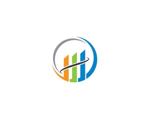 Business finance logo illustration