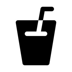 Limonade Glass Food Restaurant Bar Diner Drink vector icon