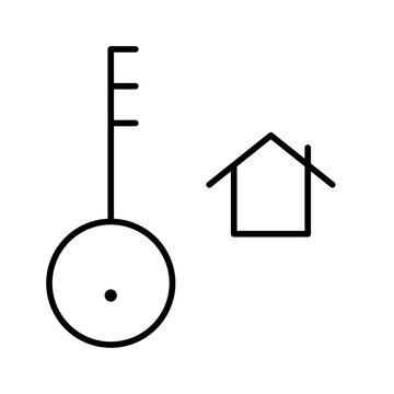 Key Security Real Estate Building Holdings vector icon