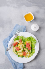 Salad of fresh vegetables