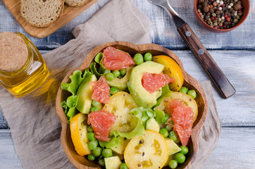 Salad of fresh vegetables