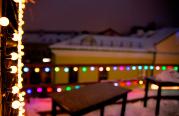 Garland as a Christmas decoration