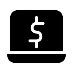 Notebook Dollar Commerce Market Shop Supermarket vector icon