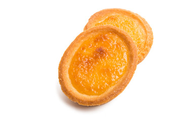 cookies with jam isolated