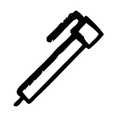 Pen Ballpoint 2 Business Stationary Office Desk vector icon