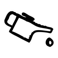 Oil Can Mechanican Car Repair Garage Car Workshop vector icon