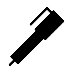 Pen Ballpoint Business Stationary Office Desk vector icon