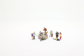 a social problems theme of small figure