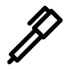 Pen Ballpoint Business Stationary Office Desk vector icon