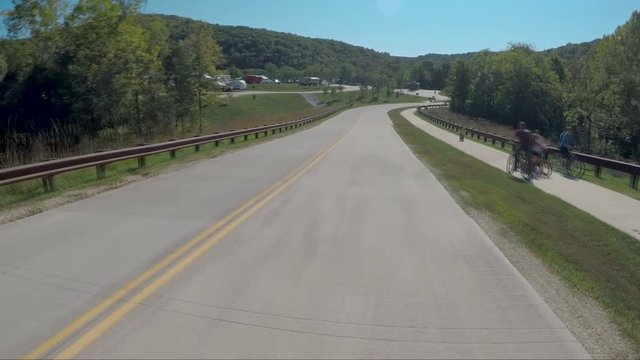 Drive Plate POV Echo Bluff State Park Eminence Missouri Ozarks 