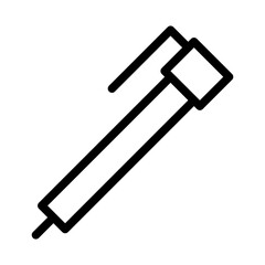 Pen Ballpoint 2 Business Stationary Office Desk vector icon