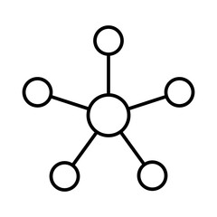 Network Seo Agency Business Internet Online Marketing vector icon
