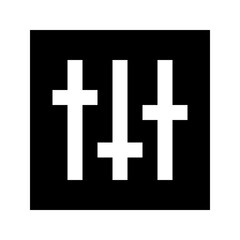 Mixer Horizontal Media Multimedia Electronics Hardware vector icon