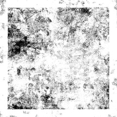 Fototapeta na wymiar Grunge background black and white. Texture of chips, cracks, scratches, scuffs, dust, dirt. Dark monochrome surface. Old vintage vector pattern