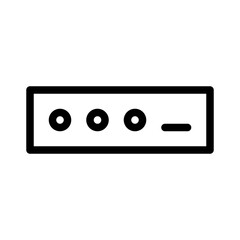 Password Sucurity Technology Devices Equipment Automation Big Data vector icon