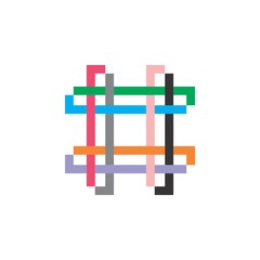 Hashtag logo icon design