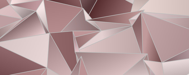 Fototapeta premium Abstract Low-Poly triangular modern background