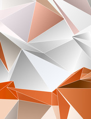 Abstract Low-Poly triangular modern background