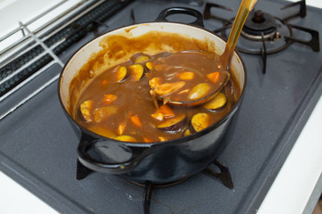 カレー作り