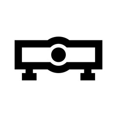 Projector Media Multimedia Electronics Hardware vector icon