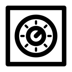 Safe Security Safety Protect Lock Shield vector icon