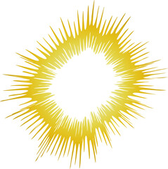 Distorted explosion illustration