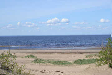 Bereg of the White sea in the summer Agrah