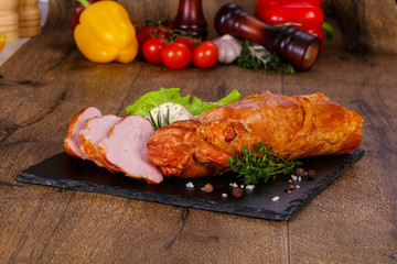 Smoked pork meat