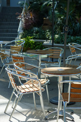 カフェのテーブル