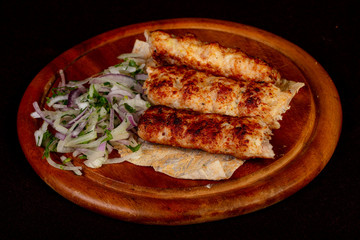 Chicken kebab shashlik