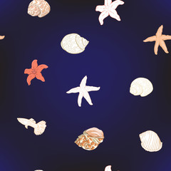 sea world seamless pattern